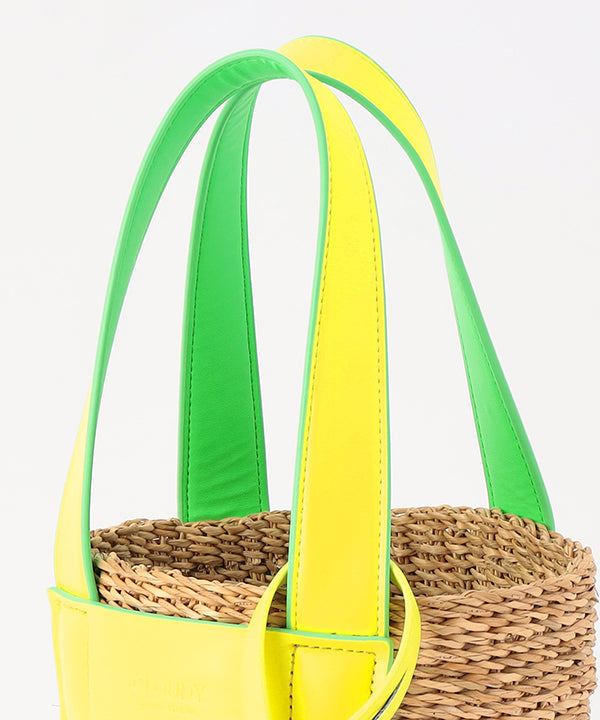Tube Basket × bicolor NEON YELLOW